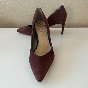 Sam Edelman's Women's Pumps Orella Size 6 Burgundy Toe Pointed